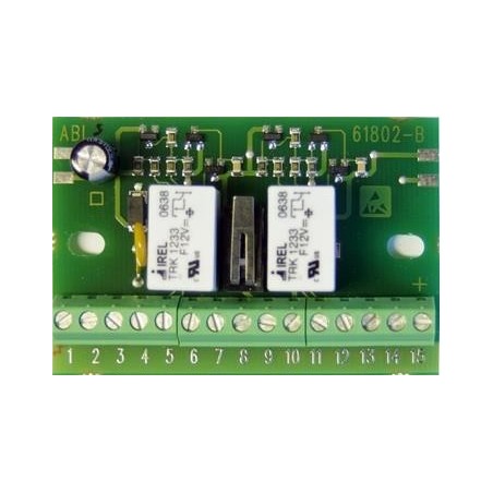 Relejni sklop,2.signalna releja - vgradna izvedba za ohišje tipa 85,150