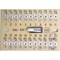 Löt-Verteiler 10 DA,mit DK - Einbau-Ausführung für Gehäuse Typ 85,150