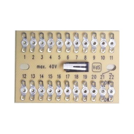 Löt-Verteiler 10 DA,mit DK - Einbau-Ausführung für Gehäuse Typ 85,150