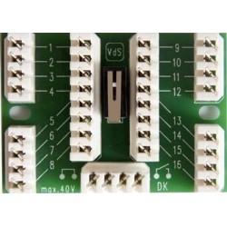 Schneid-Klemm-Verteiler 8 DA,mit DK - Einbau-Ausführung für Gehäuse Typ 85,150