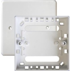 Plastično ohišje tip 85 - UP-vgradba izvedba, brez DK, belo