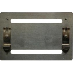 Hutschienenadapter für Geh. Typ 150 AP - für Hutschiene 35 mm, gelocht