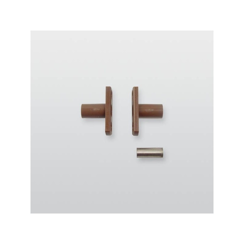 Vgradna prirobnica z magnetom za montažo v votle profile za MK30 rjava