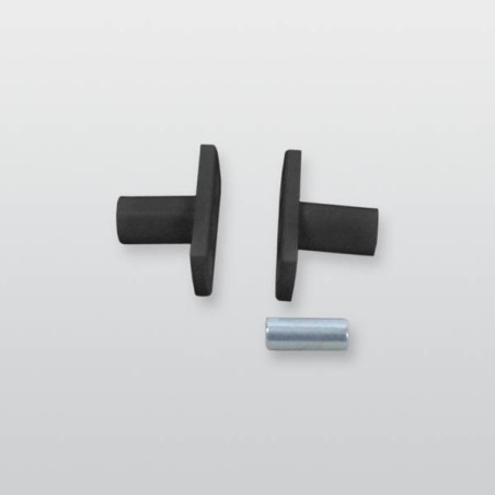 Vgradna prirobnica z magnetom za montažo v votle profile za MK30 antracit siva