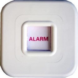 Proti ropni ročni sprožilec alarma UM 11 D-50 BUS - UP-podometna izvedba, bela