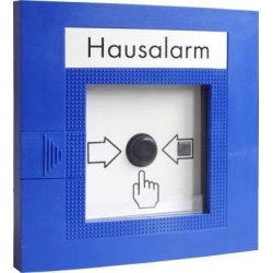 Hausalarm-Handtaster FMC-120 BUS - AP-Kunststoffgehäuse signalblau