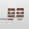 Magnetni kontakt MK4 v setu 5 m rjava