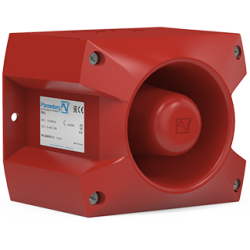 Akustischer Signalgeber PA 5, rot, 107 db(A) @ DIN-TON