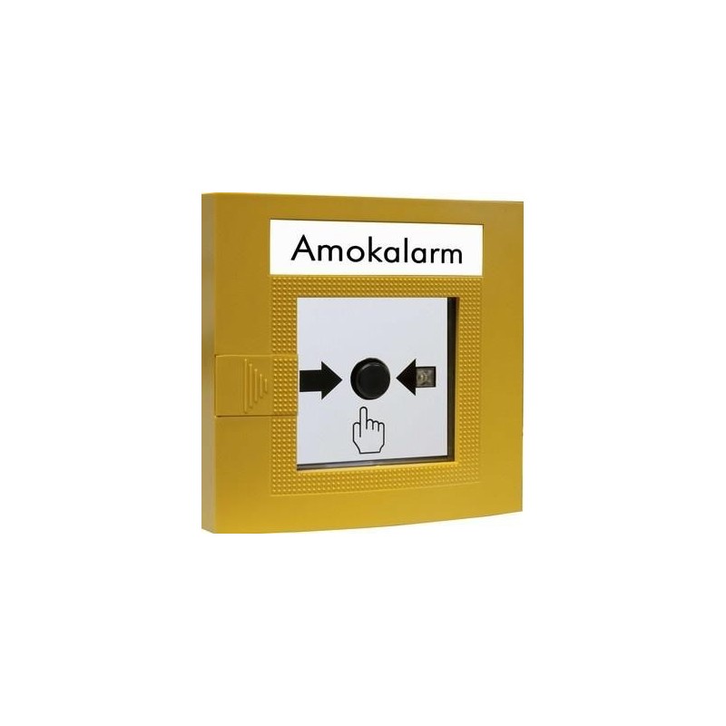 Amokalarm-Handtaster AMC-120 BUS - AP-Kunststoffgehäuse signalgelb