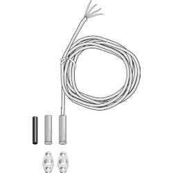 Einbaumagnetkontakt EMK 46, Kl. B - Farbe weiß, 5 m Kabel