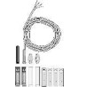 Vgradni / nadometni kontakt EMK 48 AT, Razred B - bela, 5 m kabel
