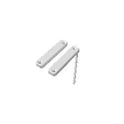 Nadometni magnetni kontakt FMK 4 VdS, Razred B - bela, 5 m kabel