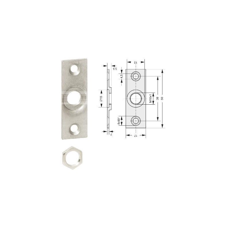 Aufbau-Montagesatz - für VdS-Aufdruckbolzen "Standard"