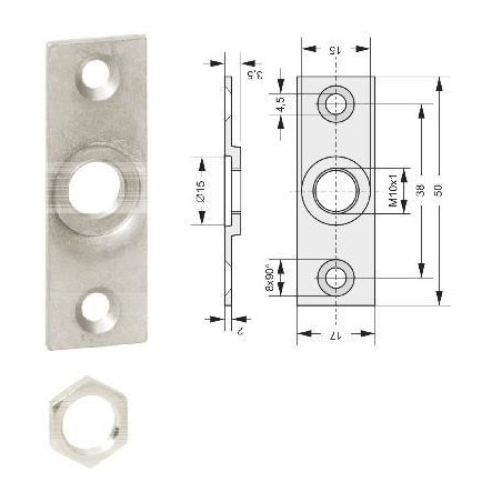Aufbau-Montagesatz - für VdS-Aufdruckbolzen "Standard"