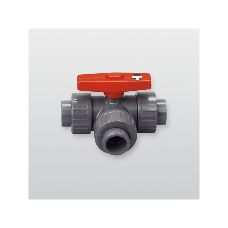 Tri smerni krogelni ventil MV 25 ABS