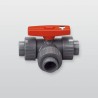 Tri smerni krogelni ventil MV 25 ABS