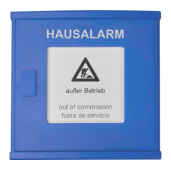 Handmelder zur internen Alarmauslösung