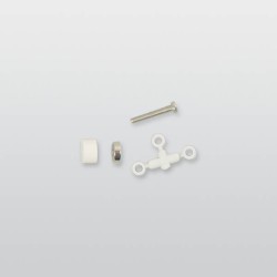 Okrogli magnet 10063 MD bela