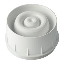 Adressierbare akustische Wandsirene weiß, für das AGILE Funksystem