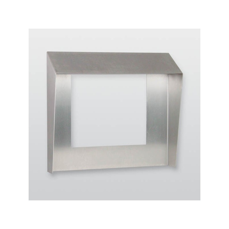 Blendrahmen mit Regenschutz für Schlüsseldepot