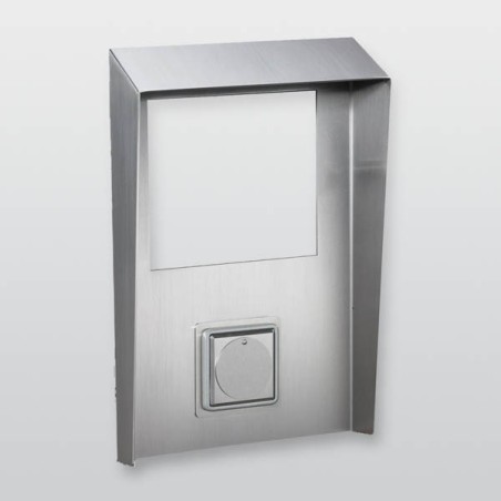 Blendrahmen mit Regenschutz für Schlüsseldepot und Freischaltelement