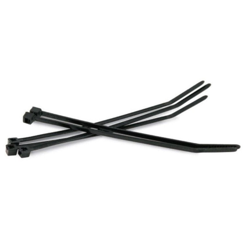 Kabelbinder schwarz, Einsatztemperatur bis 110°C