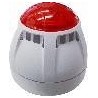Akustischer-/Optischer-Signalgeber - AP-Kunststoffgehäuse weiß,Blitzlampe rot