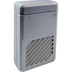 Akustischer Extern-Signalgeber - Kunststoffgehäuse, silber