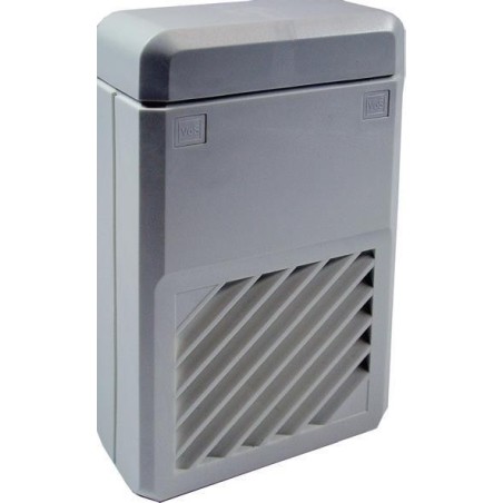 Akustischer Extern-Signalgeber - Kunststoffgehäuse, silber