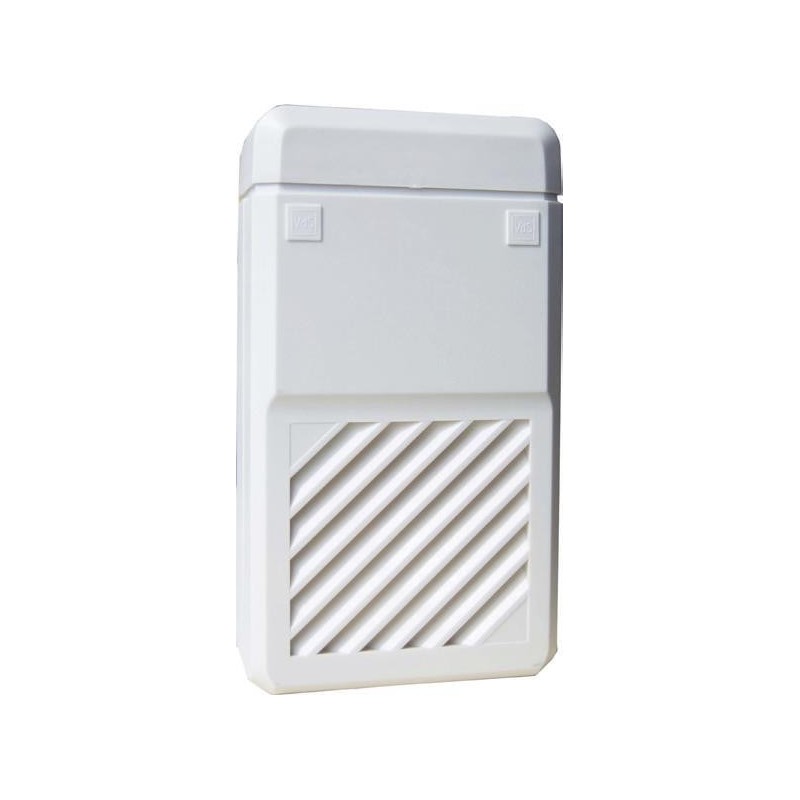 Akustischer Extern-Signalgeber m. Tong. - Kunststoffgehäuse, weiß