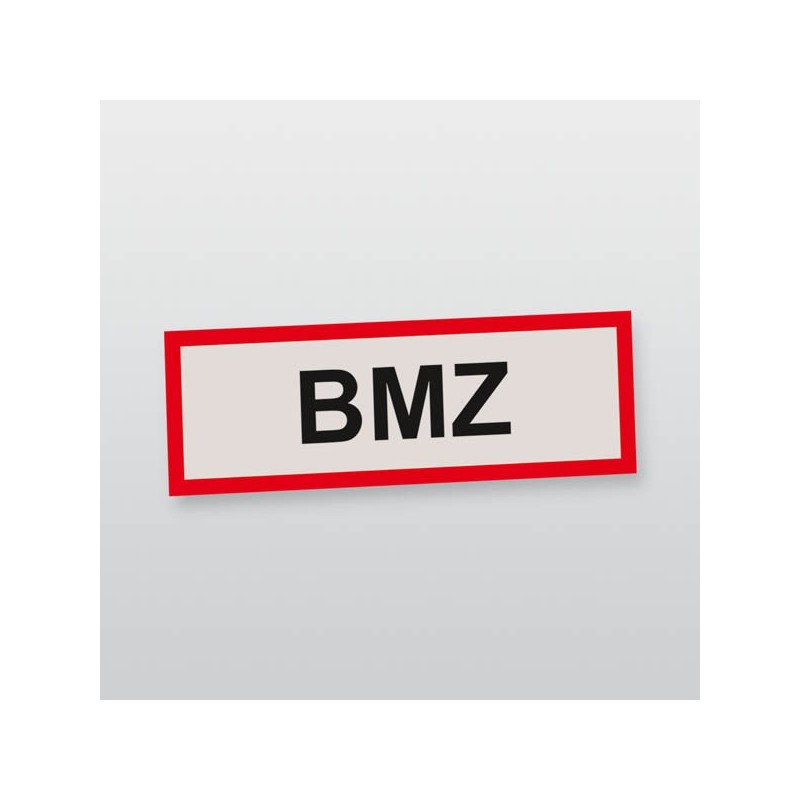 Schild BMZ