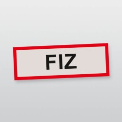 Schild FIZ