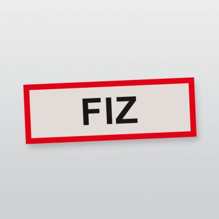 Schild FIZ