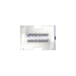 Schneid-Klemm-Verteiler 40 DA - AP-Metallgehäuse Typ VT-3, mit DK, weiß