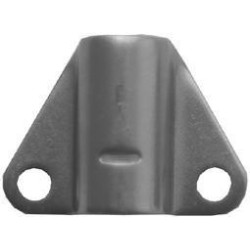 Schelle für Metallschutzschlauch - mit ø 9 mm, aus Metall, Farbe Niro-matt