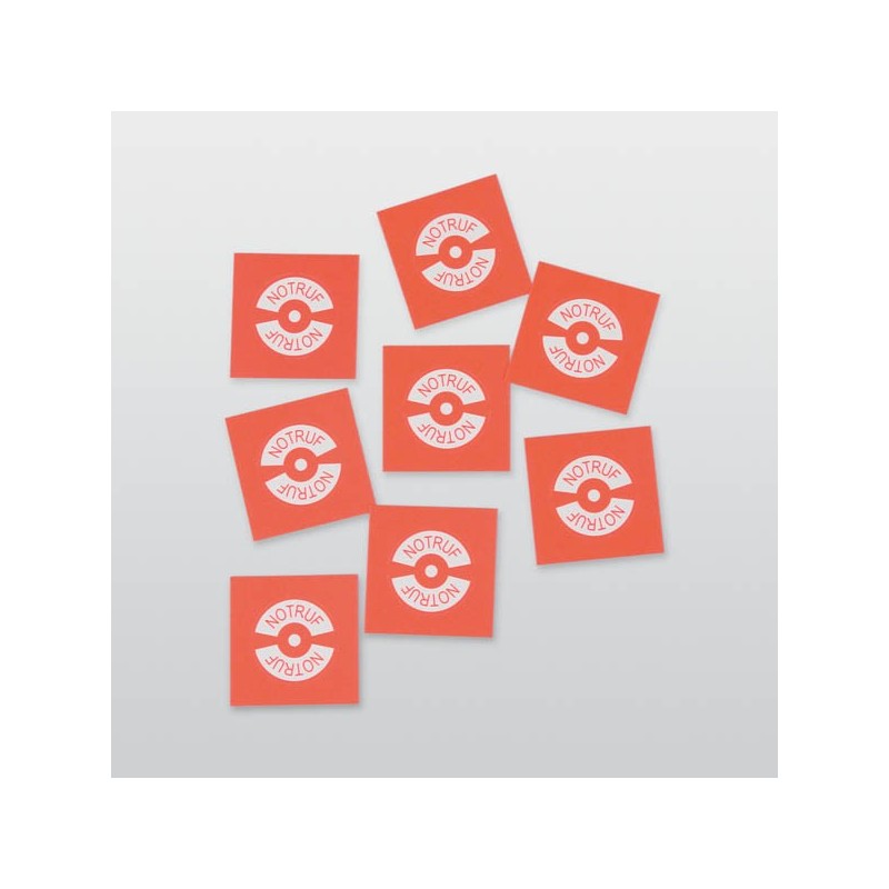 Papierplomben "Notruf" für Überfallmelder HMK 2