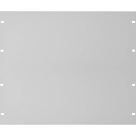 Blindplatte 19″, 9 HE Farbe: hellgrau