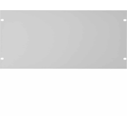 Blindplatte 19″, 5 HE Farbe: hellgrau