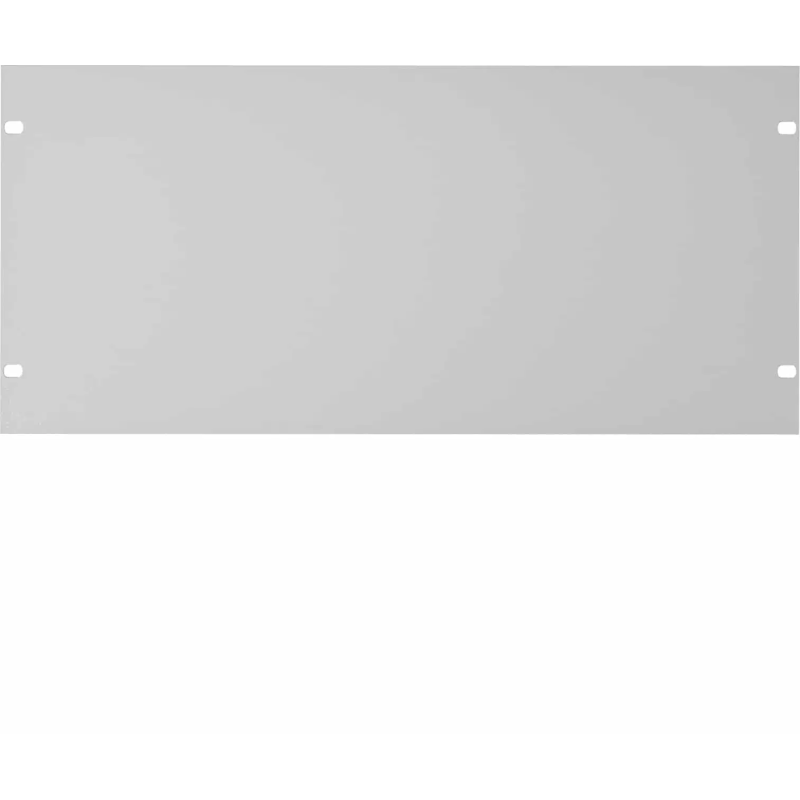 Blindplatte 19″, 5 HE Farbe: hellgrau