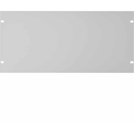 Blindplatte 19″, 5 HE Farbe: hellgrau