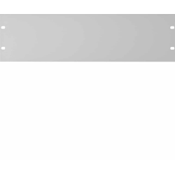 Blindplatte 19″, 3 HE Farbe: hellgrau