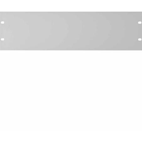 Blindplatte 19″, 3 HE Farbe: hellgrau