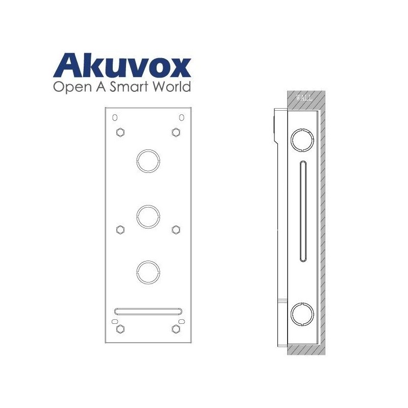 AV-S535 KIT IN WALL EXP.