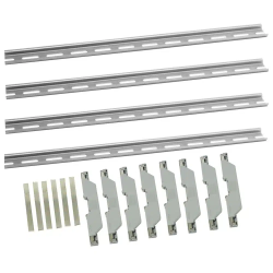 Tragschienenset für Anschlussterminals steckplätze