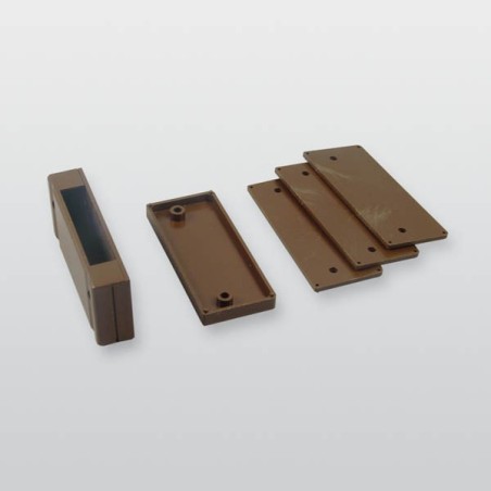 Ohišje za nadometno montažo set AGS 11 rjava