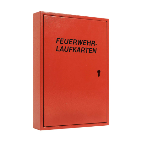 Laufkartengehäuse für Erweiterung DIN-A4 rot RAL 3000