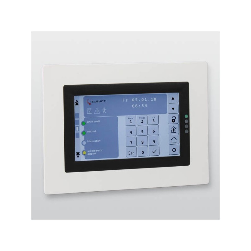 Upravljalni element na dotik BT 801 uP prometno bela/črna