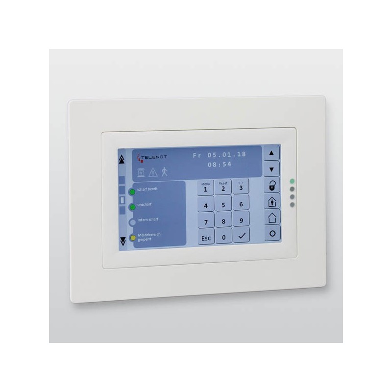 Upravljalni element na dotik BT 801 uP prometno bela/bela