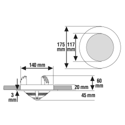 Unterputzgehäuse für IQ8Quad Meldersockel – ESSER