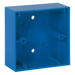 Montagegehäuse aP für kleine Handmelder blau, ähnlich RAL 5015
